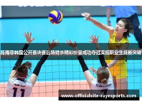 陈雨菲韩国公开赛决赛后场劈杀精彩纷呈成功夺冠实现职业生涯新突破
